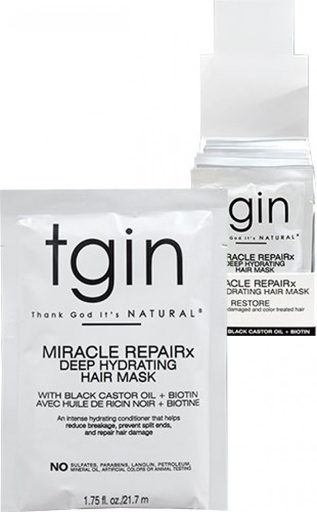 [TGIN18707] TGIN Miracle Repairx Deep Hydeating Mask(1.75oz/12/ds)#44