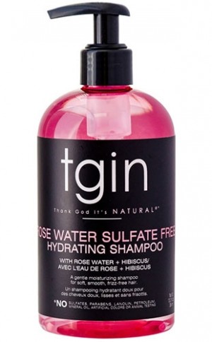 [TGN18725] TGIN Rose Water Hydrating Shampoo (13 oz) #33