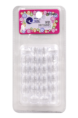 [TAR72486] Tara Barrel Bead #72486[Clear] [16M/24/pk] -pc