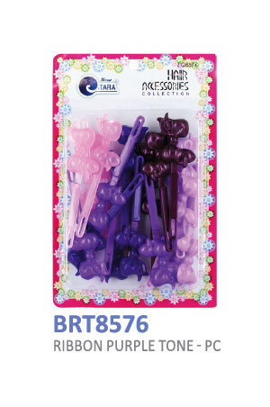 [TAR08576] Tara Barrette [Ribbon Purple Tone] #BRT8576  -pc