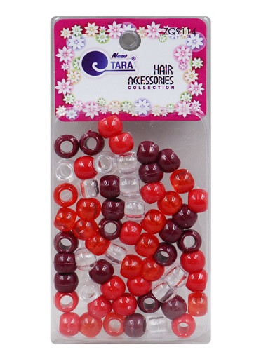 Tara Bead(L) #9114 Red Mix -pc