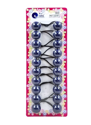 Tara Bubble Round #9249 Navy (18mm) [10/pk] -pc