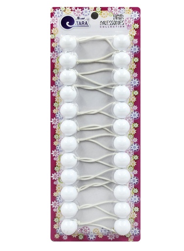 Tara Bubble Round #9276 White (15mm) [12/pk] -pc