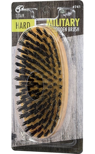 [TIC00741] Titan Military Wooden Brush-Hard #741 -pc