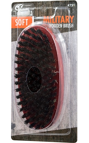 [TIC00751] Titan Military Wooden Brush-Soft #751 -pc