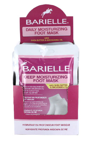 [BLL11033] Barielle Daily Moisturizing Foot Mask [1Set of Socks] -pk