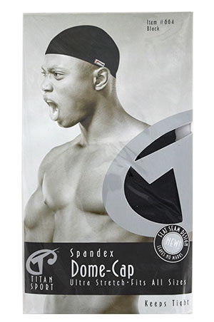 [TIC11663] Titan Spandex Dome Cap (Asst) -dz