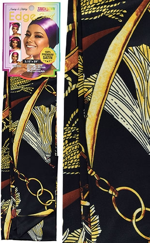 [TOD15446] Touch Down Edge Scarf -Graphic (Baroque #1) #TES104 -dz