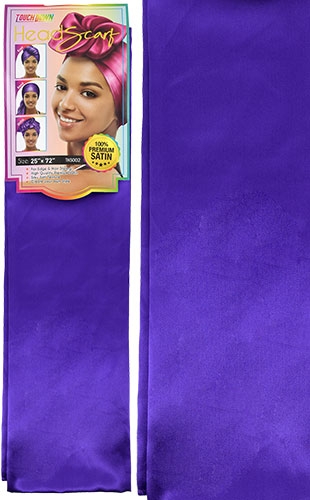 [TOD15435] Touch Down Self Styled Head Scarf (Purple) #THS002-dz