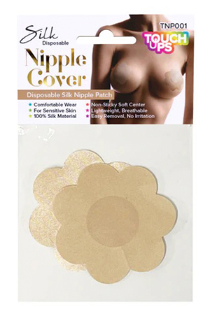 Touch Ups Silk Nipple Cover - Flower#tnp001 12pk