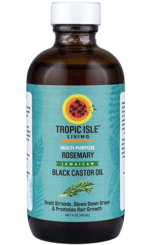 [TRP00806] Tropic Isle Jamaican Black Castor Oil Rosemary (4 oz) #22