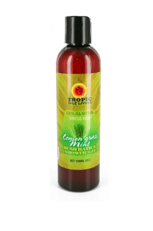 [TRP12973] Tropic Isle Lemon Grass Mint Bush Bath & Shower Gel (8oz)#18