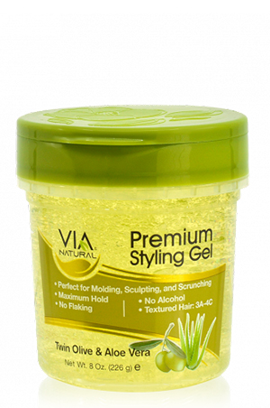 [VIA68380] Via  Natural Premium Styling Gel-Olive(8oz) #80