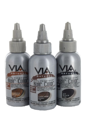 [VIA91302] Via Natural Hair Color #130 Jet Black (2oz) -pc