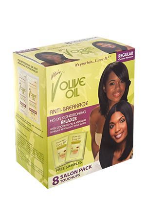 [VIT08086] Vitale Olive Oil No Lye Relaxer kit [8touchups]-Reg #48