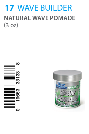[WBD33133] Wave Builder Natural Wave Pomade (3oz)#17 Discontinued