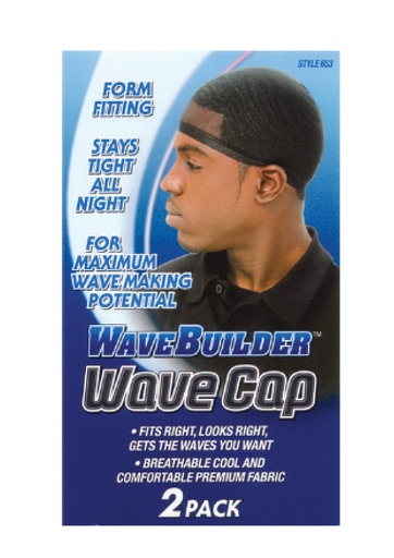 [WBD00657] Wave Builder Wave Cap [Asst/2pk] #653A -dz