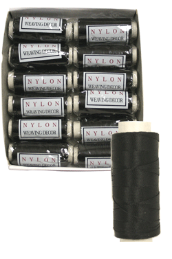 [MG91433] Weaving Thread [ Nylon] #Black (M) -dz