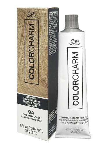 [WEL02888] Wella Color Charm Crème Hair Color #9A (Pale Ash Blonde) -pc
