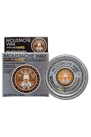 [BDG00424] Beard Guyz Natural Moustache With Grotein(1oz) #10