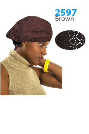 [MG25973] Winter Hat #2597 Brown - pc