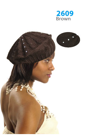 [MG26093] Winter Hat #2609 Brown- pc