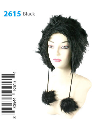 [MG92615] Winter Hat #2615BK - pc [Black]