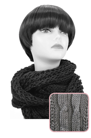 [MG35033] Winter Scarf #3503 Gray - pc