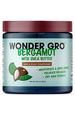 [WOG08619] Wonder Gro Hair & Scalp  Conditioner -Bergamot/Shea(12oz) #14