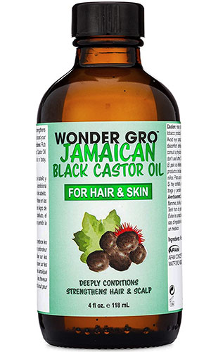[WOG08624] Wonder Gro Hair & Skin Oil-Black Caster Oil(4oz) #2
