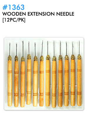 [MG91363] Wooden Extension Needle #1363 [12pc/pk] -dz