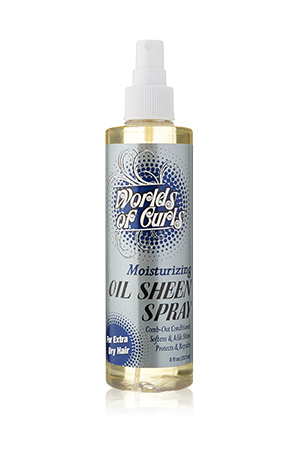 [WOC20101] Worlds of Curls Comb-Out Oil Sheen Spray-Extra Dry (8oz)#6