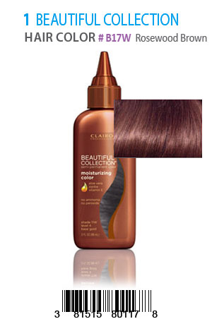 [BCO10177] Beautiful Collection Hair Color #B17W(Rosewood Brown)