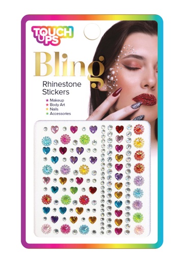 [TOU07319] TouchUps Rhinestone Stickers Rainbow Mix1 #BLG009 -dz