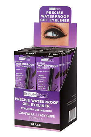 [BTS84324DS] Beauty Treats Gel Eyeliner-Black(24pc/ds)[BTS843-01] #108-ds