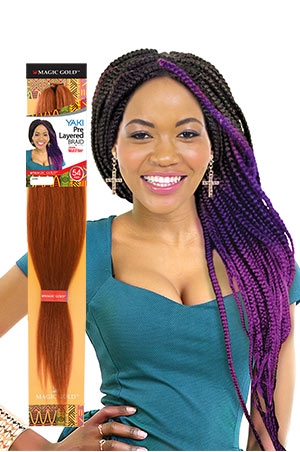 Yaki Pre Layered Braid 54" [2 TONE][3 TONE]