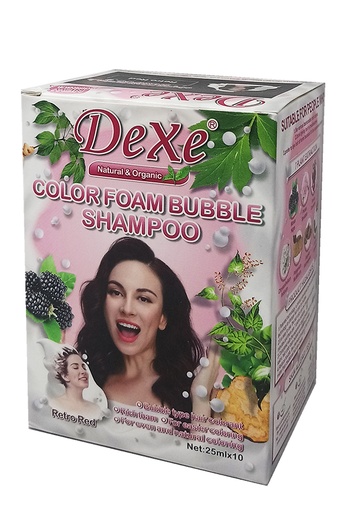 [DEX31626] Dexe Color Foam Bubble Shampoo Retro Red (25 ml x 10 pc) #9