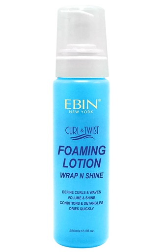 [EBN03531] Ebin Curl & Twist Foaming Lotion - Wrap N Shine (250 ml) #196