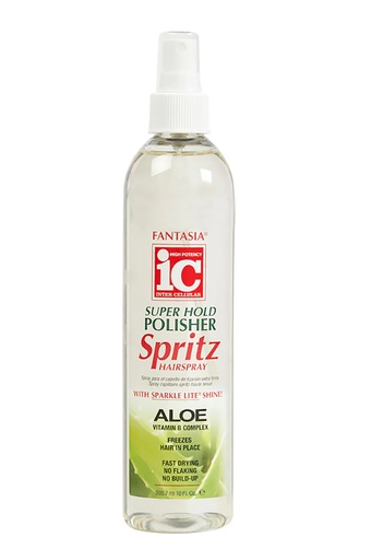 [FAN04306] Fantasia IC Super Hold Polisher Spritz Hairspray - Aloe (10 oz) #142