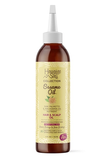 [HWS39526] Hawaiian Silky Sesame Oil Hair&Scalp Oil (4oz) #104