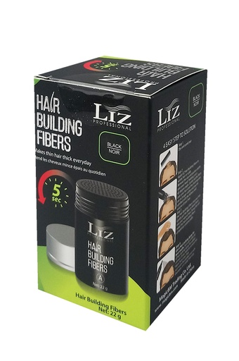 [LIZ02513] Liz Hair Building Fibers - Black (22 g) #31