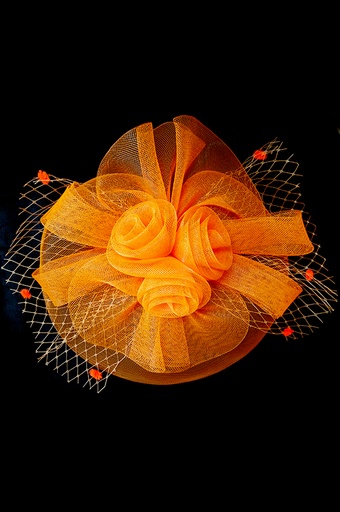 [MG05242] Church Hat Anastasia #SMA75001 (Orange) - pc