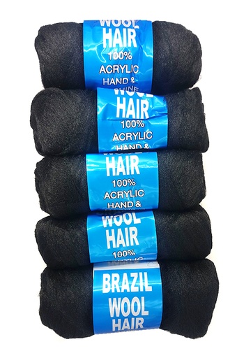 [MG83471A] Brazil Wool Hair Knitting Yarn #MG3471(70G/5pc) - Pk