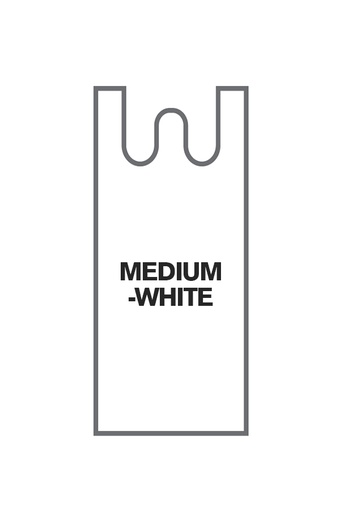 [MG99674] Magic Shopping Bag (#WS1WMD/Medium-White/15"x18") -20lb/Box