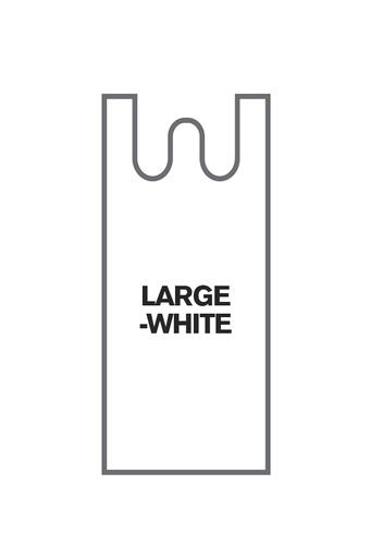 [MG99675] Magic Shopping Bag (#WS3WLG/Large-White/17"x20") -14lb/Box