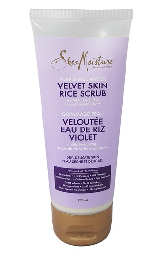 [SHM01525] Shea Moisture PRW Velvet Skin Rice Scrub (177 ml) #219