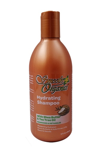 [SMO07332] Smooth Organics Hydrating Shampoo_Shea &Tea Tree(12oz) #3