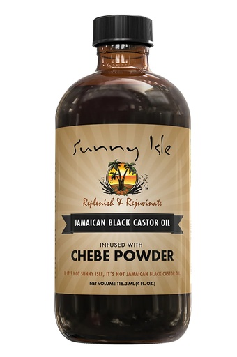 [SUY02187] Sunny Isle Jamaican Black Castor Oil CHEBE POWDER  (4 oz) #62