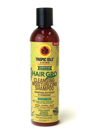 [TRP13464] Tropic Isle Jamaican Black  Castor Oil Hair Gro Moisturizing Shampoo (8 oz) #40