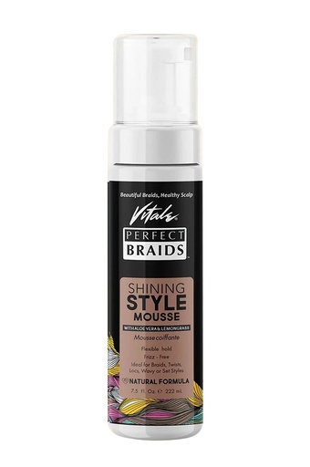 [VIT09137] Vitale Perfect Braids Shining Style Mousse (8 oz) #71